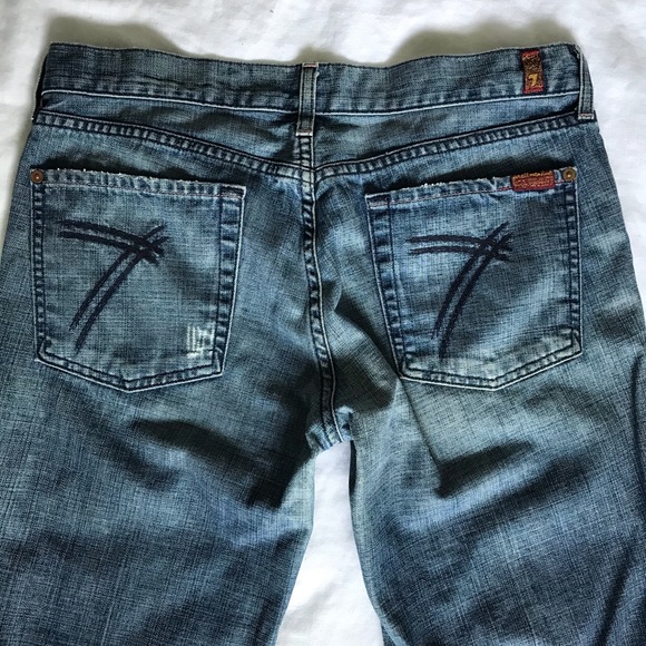 7 For all Mankind Dojo Wide leg crop 31 - Picture 5 of 10